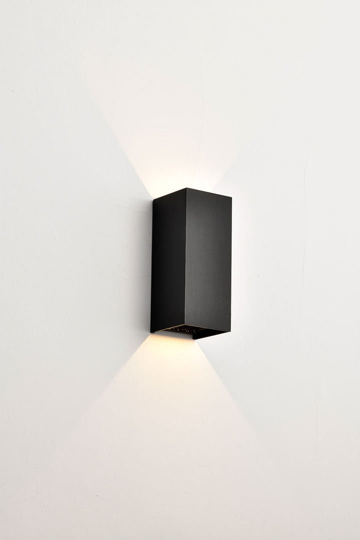 Kape Rectangle Adjustable Exterior Wall Light