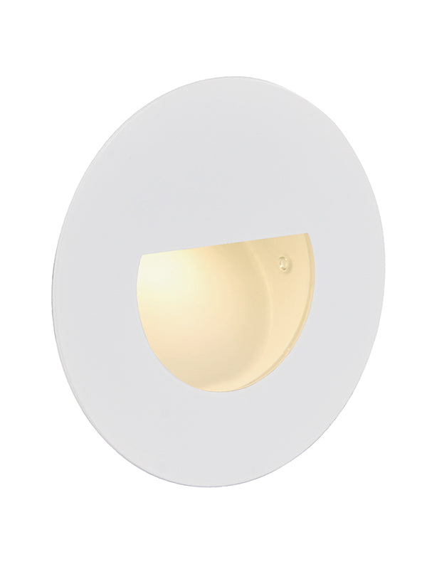 Foro Round Recessed Wall Light